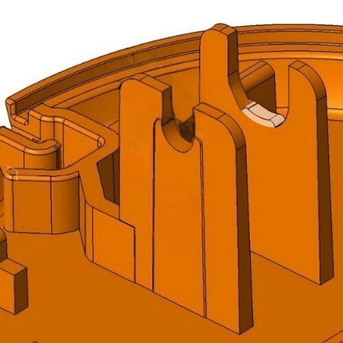 Unterschale bearbeiten für dritte Taste